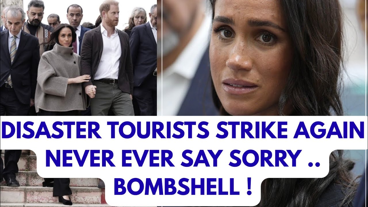 DISASTER TOURISTS STRIKE AGAIN -TROUBLE BREWING #royal #meghan #princeharry