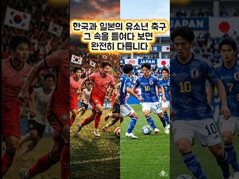 한일 유소년 축구의 충격적 차이, '결과' vs '기본기' #축구 #이슈 #football #손흥민 #soccer