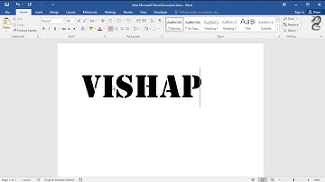 How to Make Stencils in Word