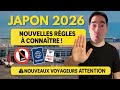 Voyage JAPON 2026 : 5 nouvelles règles à connaître avant de partir !