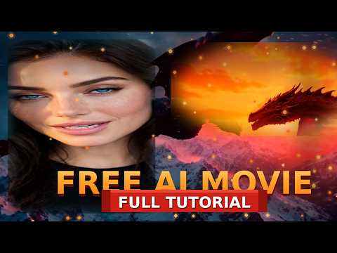 How to Create a CINEMATIC AI Movie for FREE 😱 | Full Tutorial