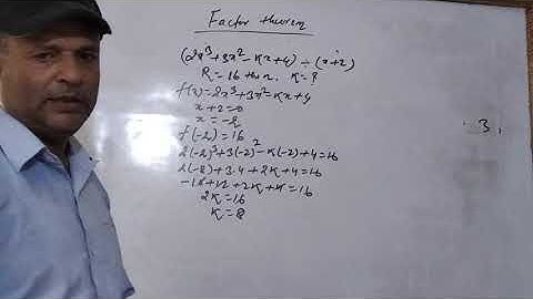 factor theorem optional math class 10