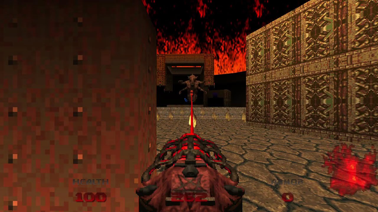 Doom 64 level 28, The Absolution Combat trick (short/Unmaker version