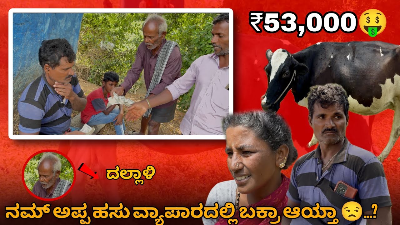 |ಹಸು 🐄 ಮಾರಿದಕ್ಕೆ ಅಮ್ಮ ಅಳೋದೊಂದು ಬಾಕಿ🥹| GV Kannada Vlogs |