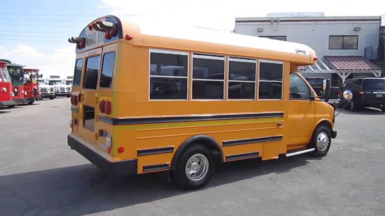 Used Baby School Bus - 2002 Chevy Bus For 21 Children Or ...