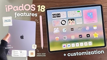 How to customize your iPad! 🏠 | NEW iPadOS 18 features, fave widgets, icons + more!