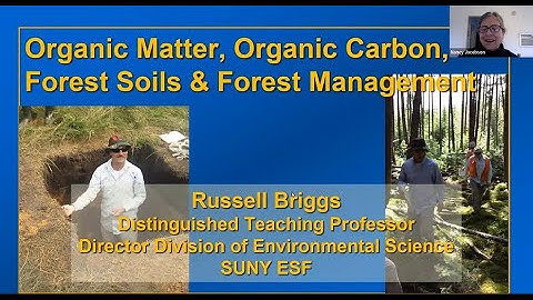 Organic Matter, Organic Carbon, Forest Soils & Forest Management