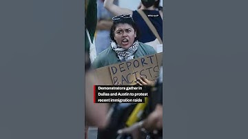 Photos: Anti-ICE protest march in Austin ends in clash with DPS, police