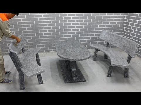 فيديو: مقعد حديقة DIY