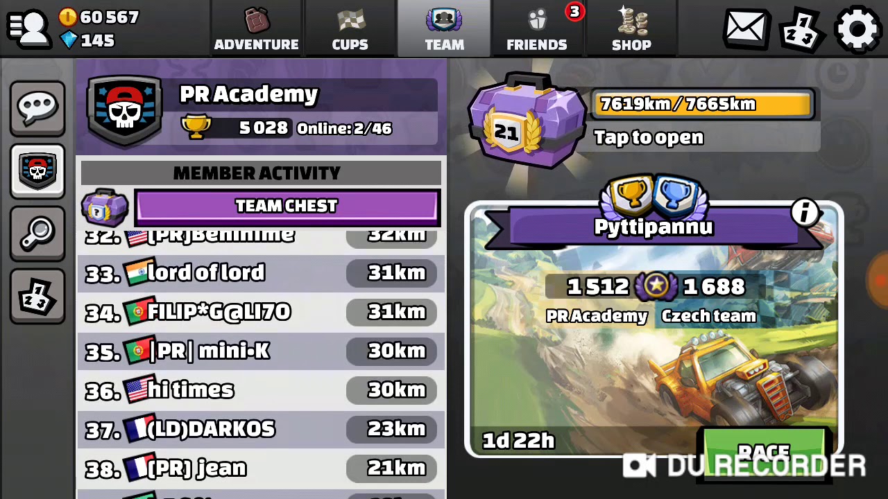 TEAM CHEST LEVEL 21 | HILL CLIMB RACING 2