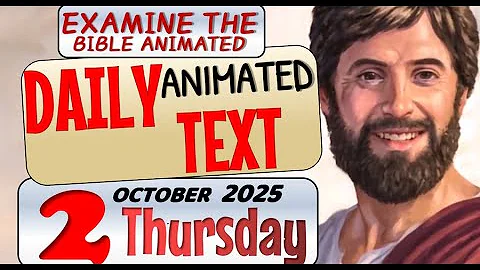 JW DAILY ANIMATED TEXT 🔵A LESSON IN HUMILITY. ✅ EXAMINE THE BIBLE ANIMATED