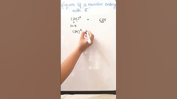 Square of A number ending with 5 #youtubeshorts #youtube #youtuber #shorts #shortvideo #short #shots