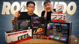 Montando PC GAMER que RODA TUDO |  Ryzen 7 5700x + RX 9060xt 