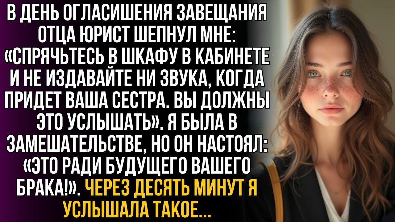 В день оглашения завещания юрист шепнул 