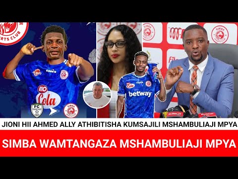 JIONI HII SIMBA WAMEKAMILISHA USAJILI AHMED MOCTAR KUTOKA MAURITANIA SIMBA HAPA WAMERAMBA DUME 