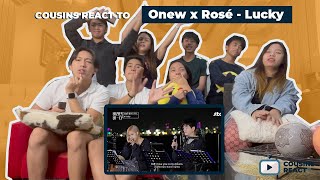 COUSINS REACT TO ONEW x ROSÉ - Lucky 바라던 바다 (sea of hope) 5회