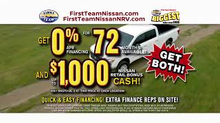 FIRST TEAM NISSAN BIGGEST SAVINGS EVER!