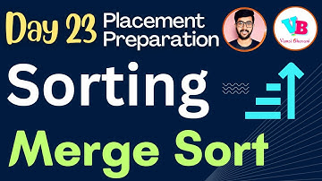 Sorting -  Merge Sort in telugu | DSA in Telugu | Vamsi Bhavani