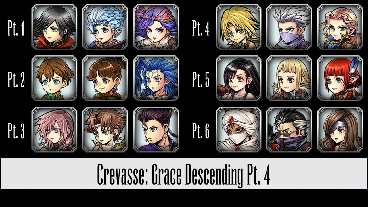 [DFFOO GL] Crevasse: Grace Descending Pt. 4 - Zidane, Edge, Faris - YouTube