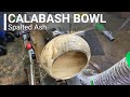 Woodturning - Making a Calabash Bowl From Spalted Ash Wood