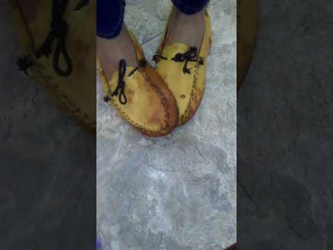 Moccasins with the meatballs inside