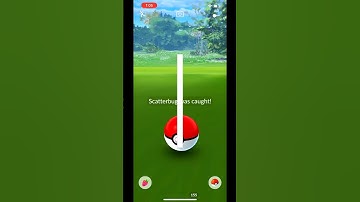 I Caught Scatterbug 🥺💕 in Pokémon Go. #scatterbug #shorts #pokemongo #pokemongoshorts #pokemon