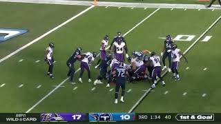 Baltimore Ravens Defense Shutting Derrick Henry Down