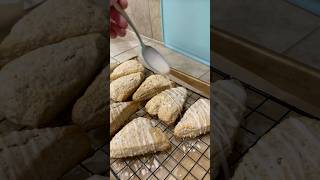 Sourdough Vanilla Bean Scones #dessert #sweets #recipe #sourdoughstarter #food #homecuisine #baking