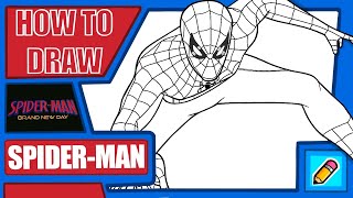 How to Draw SPIDER-MAN From “Spider-Man: Brand New Day” | Easy Step-by-Step Tutorial