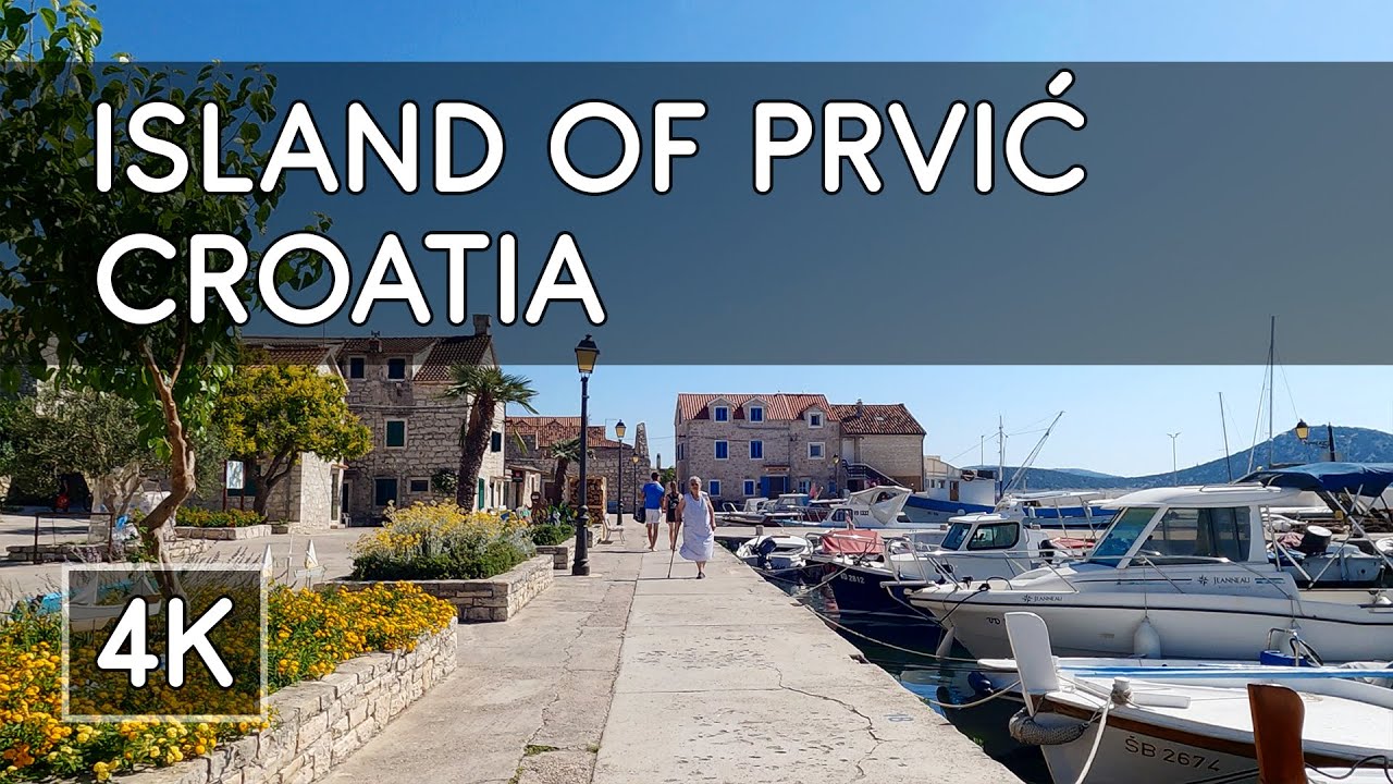 Walking Tour: Island of Prvić, Croatia - 4K UHD Virtual Travel