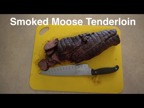 How to Smoke A Moose Tenderloin-Smoking a Tenderloin - YouTube