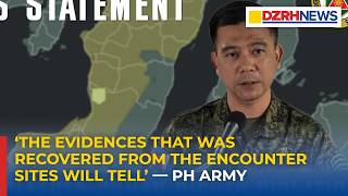 Philippine Army sa Negros Occ. encounter: ‘The evidences that was recovered will tell’