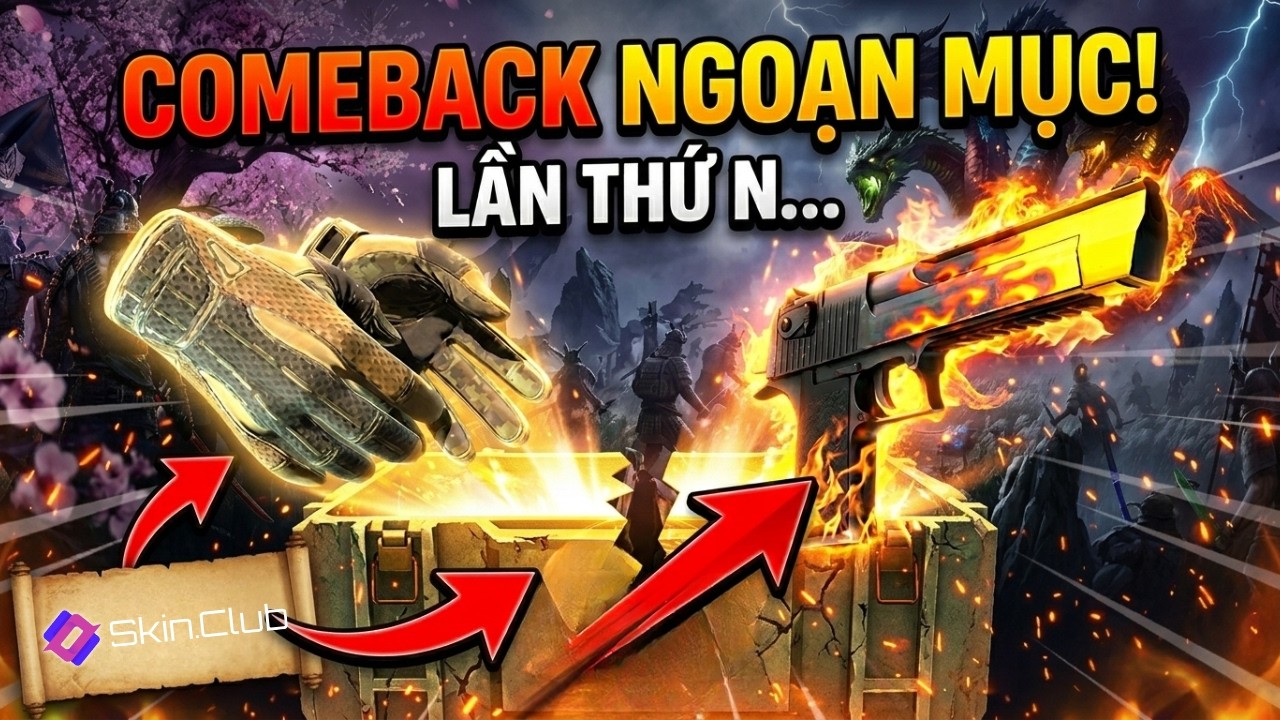 COMEBACK COMEBACK THỢ LUÔN | Skin.Club Promo Code #giveaway #skinclub #newevent