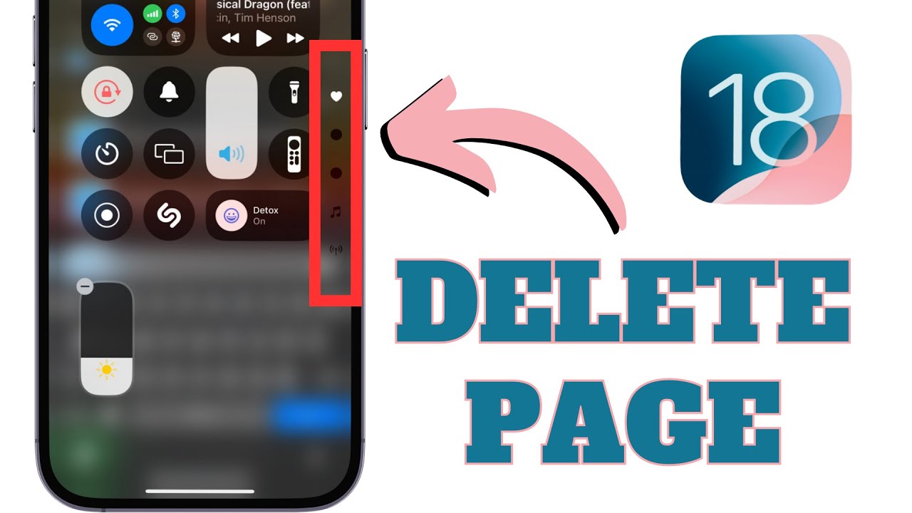 How To Delete Page On Control Center | iOS 18