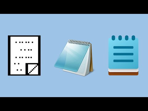 Windows Icon History | Notepad