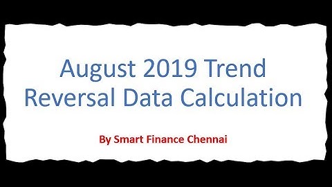 August 2019 trend change date  using  w.d. gann method
