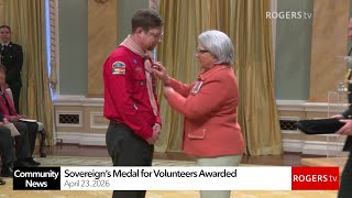 Community News Ottawa: Sovereign's Medal for Volunteers Awarded