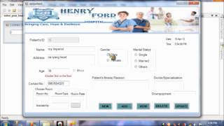 Hospital billing - VB.NET