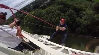 Rappelling with a Mini Brake Bar Rack
