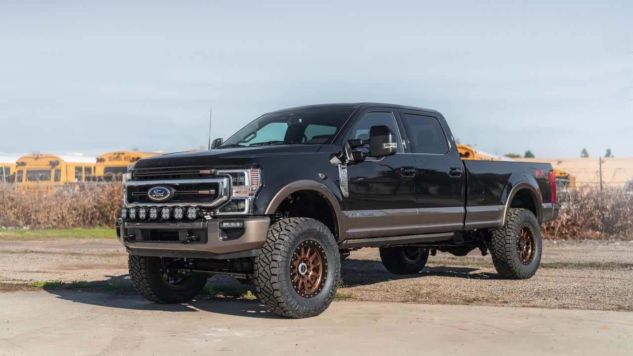 Ultimate Long Bed King Ranch Ford Powerstoke on Carli 5.5" EVenture