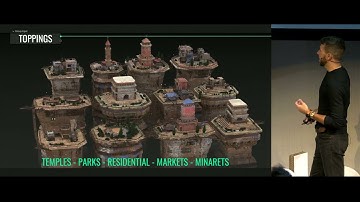 Procedural fantasy city creation using Geometry Nodes