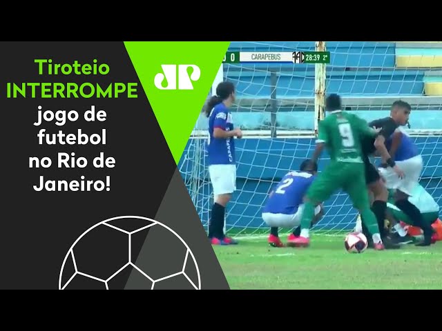 Tiroteio acaba com partida de futebol no Rio de Janeiro 