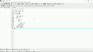 Coding Membuat Segitiga  Siku Siku Menggunakan Do While Dev C++