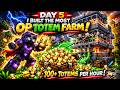 DAY 5: I Built the Most OP Totem Farm in Mcfleet Server! 😱🔥