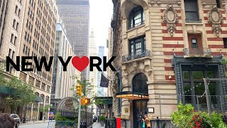 [4K]🇺🇸Walking NYC: 5th & Madison Ave. from 23 to 29th St. Patisserie Chanson, June 2021