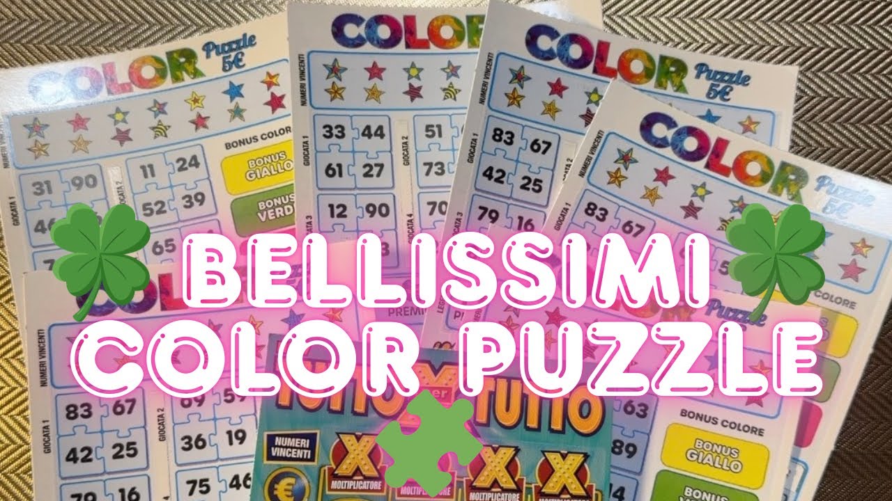 Belli COLOR PUZZLE 🧩🤑☘️🥳🎉#fortuna #puzzle 