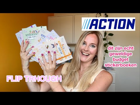 TIP 🤩🩷 geweldige Action stickerboeken 🎨 van Craft Sensations 📖 flip through
