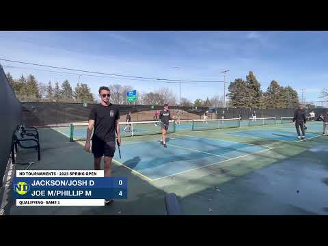 Jackson/Josh D vs. Joe M/Phillip | 2025 Spring Open | Qualifying