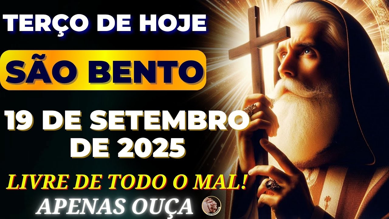 📿Terço de São Bento e a Santa Cruz Vai Quebrar as Correntes do Mal que Estão Impedindo Sua Vitória!