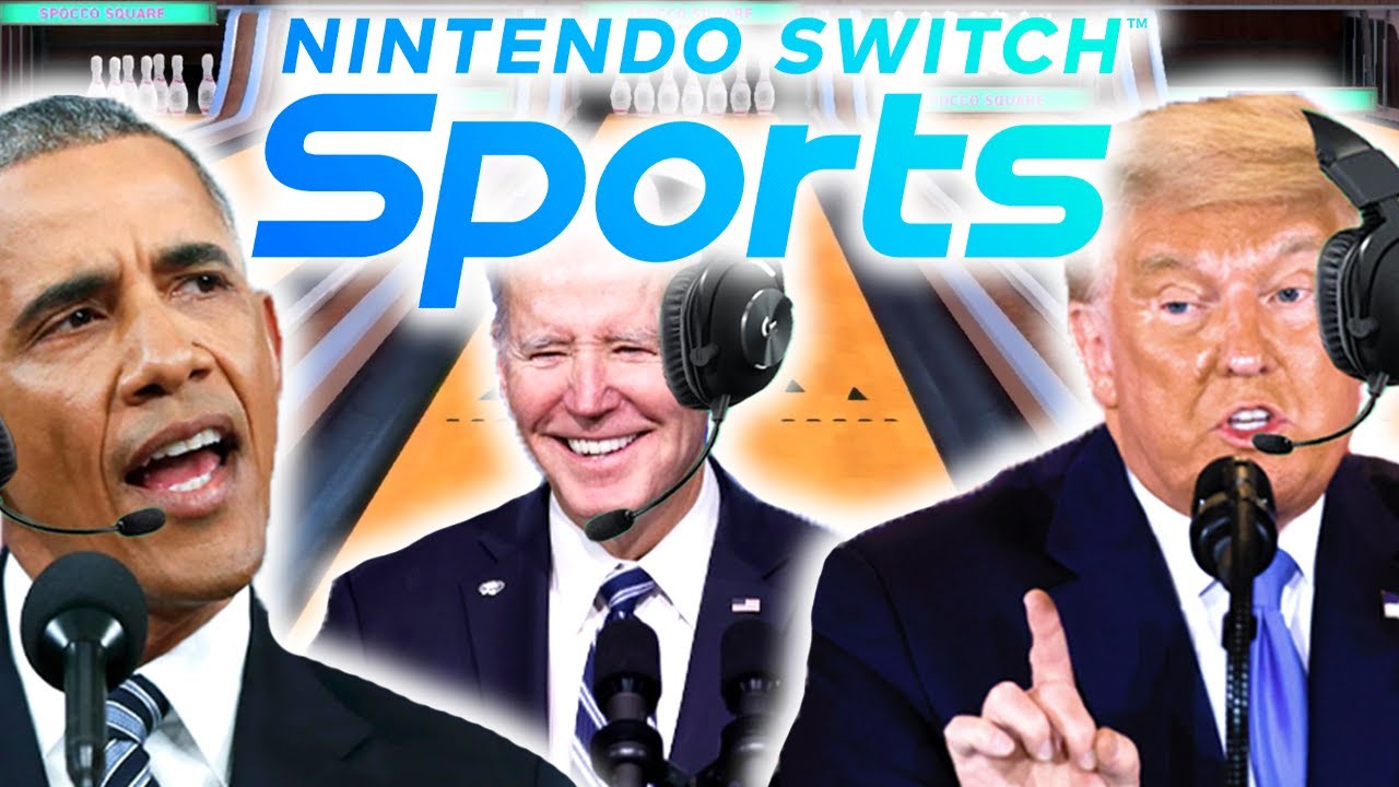 Президенты США играют в боулинг на Nintendo Switch